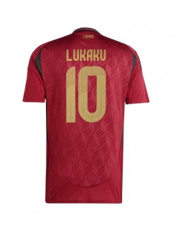 Muži Futbalové oblečenie Belgicko Romelu Lukaku #10 ME 2024 Krátky Rukáv - Domáci